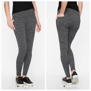 Athleta Heathered Metro Herringbone Leggings Sz S